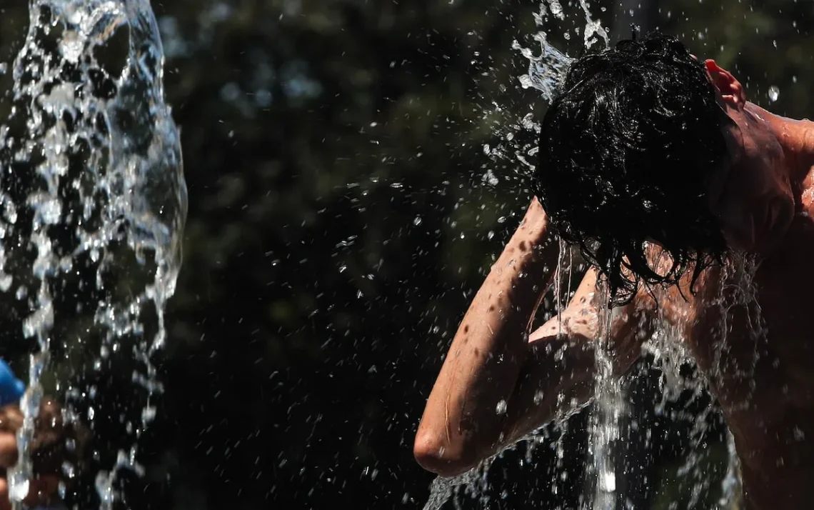 alto temperatura, onda de calor