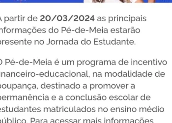 programa de auxílio para estudantes, benefício estudantil