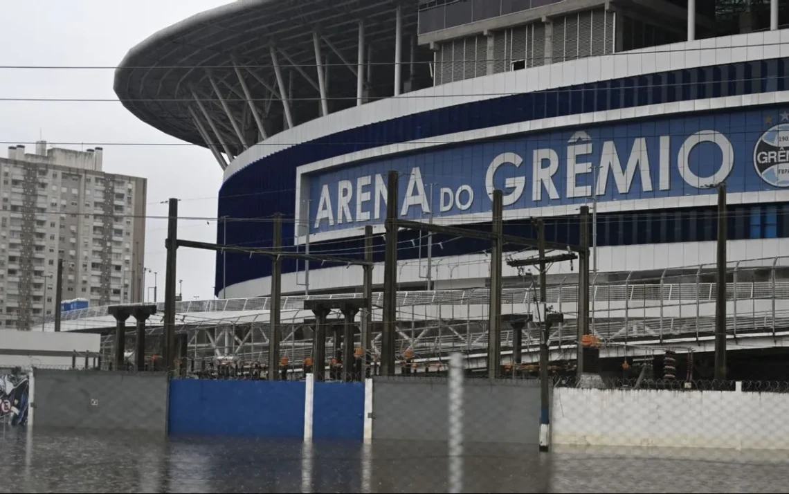 estádio;